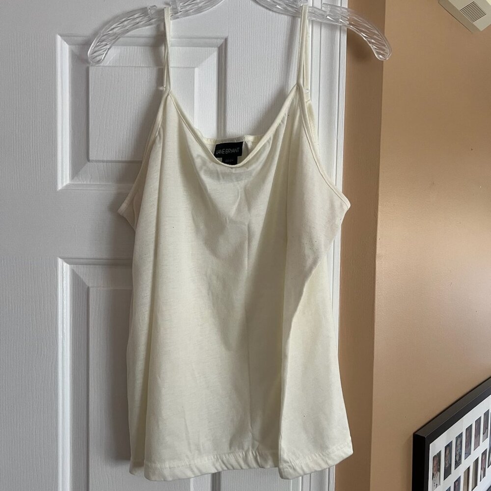 Lane Bryant Ivory Women's Tank Top (Size 22_24)